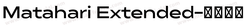 Matahari Extended字体转换
